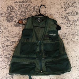 Fisher Designs fly fishing vest. Jersey style.